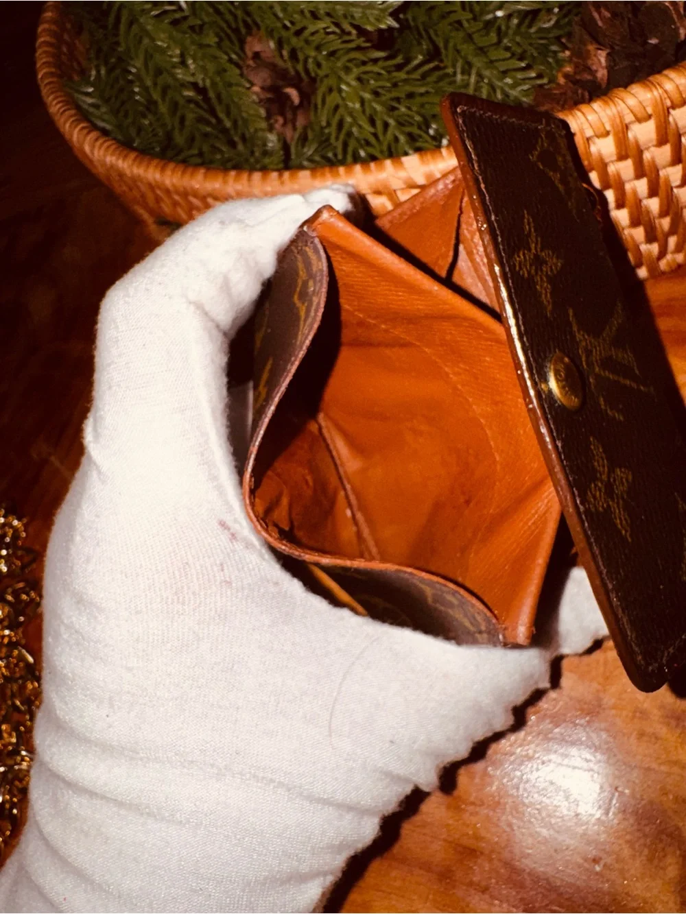 Louis Vuitton Monogram Porte Monnaie Plat Coin Purse Wallet reinvented